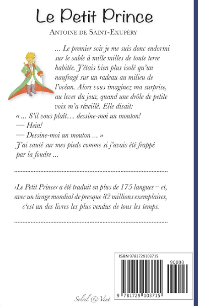 Le Petit Prince – Avec des aquarelles de l´auteur (French Edition) Paperback